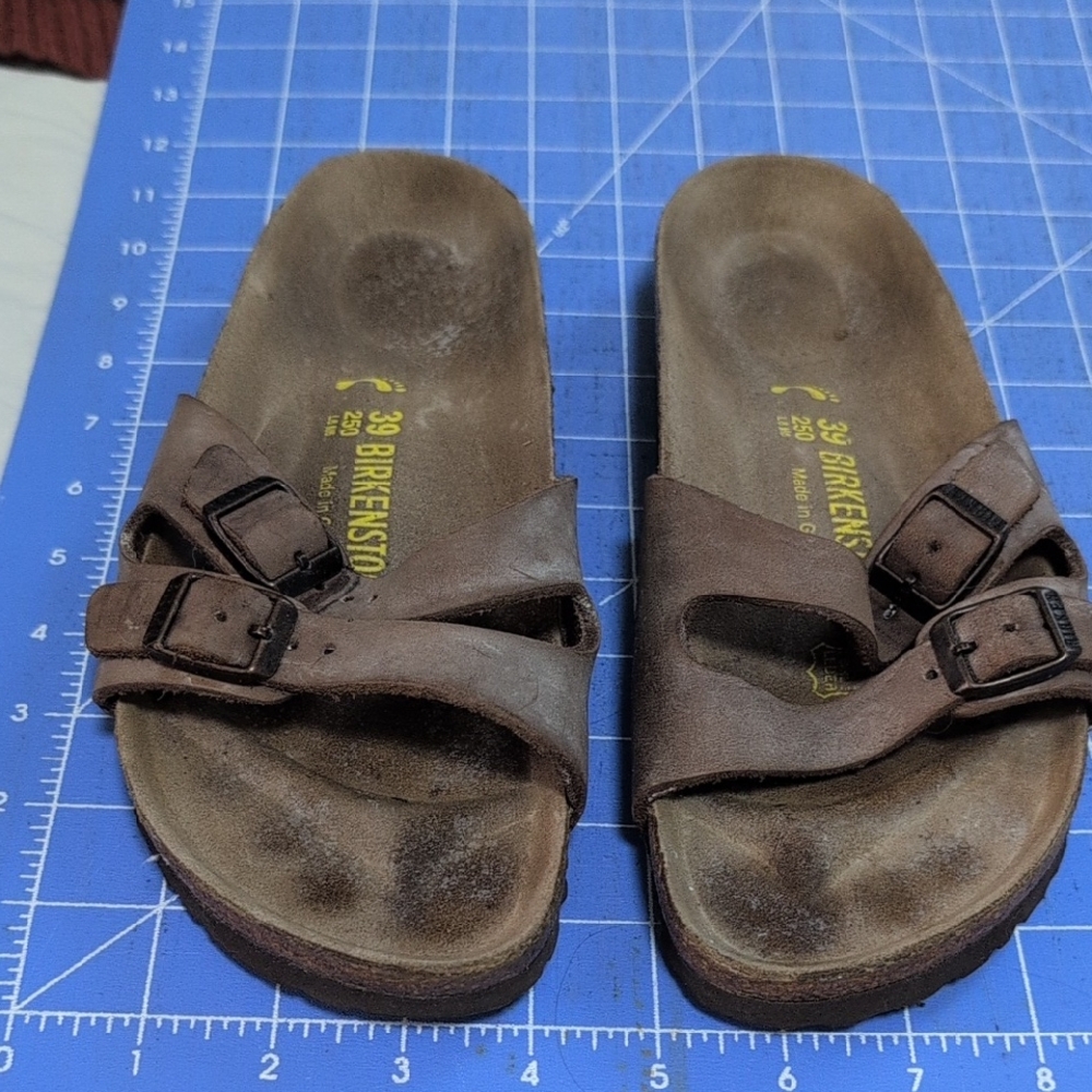 Birkenstock Tan Double Strap Sandals